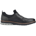 Rieker 14450-00 Dustin 50 Men's Walking Shoes Black Synthetic