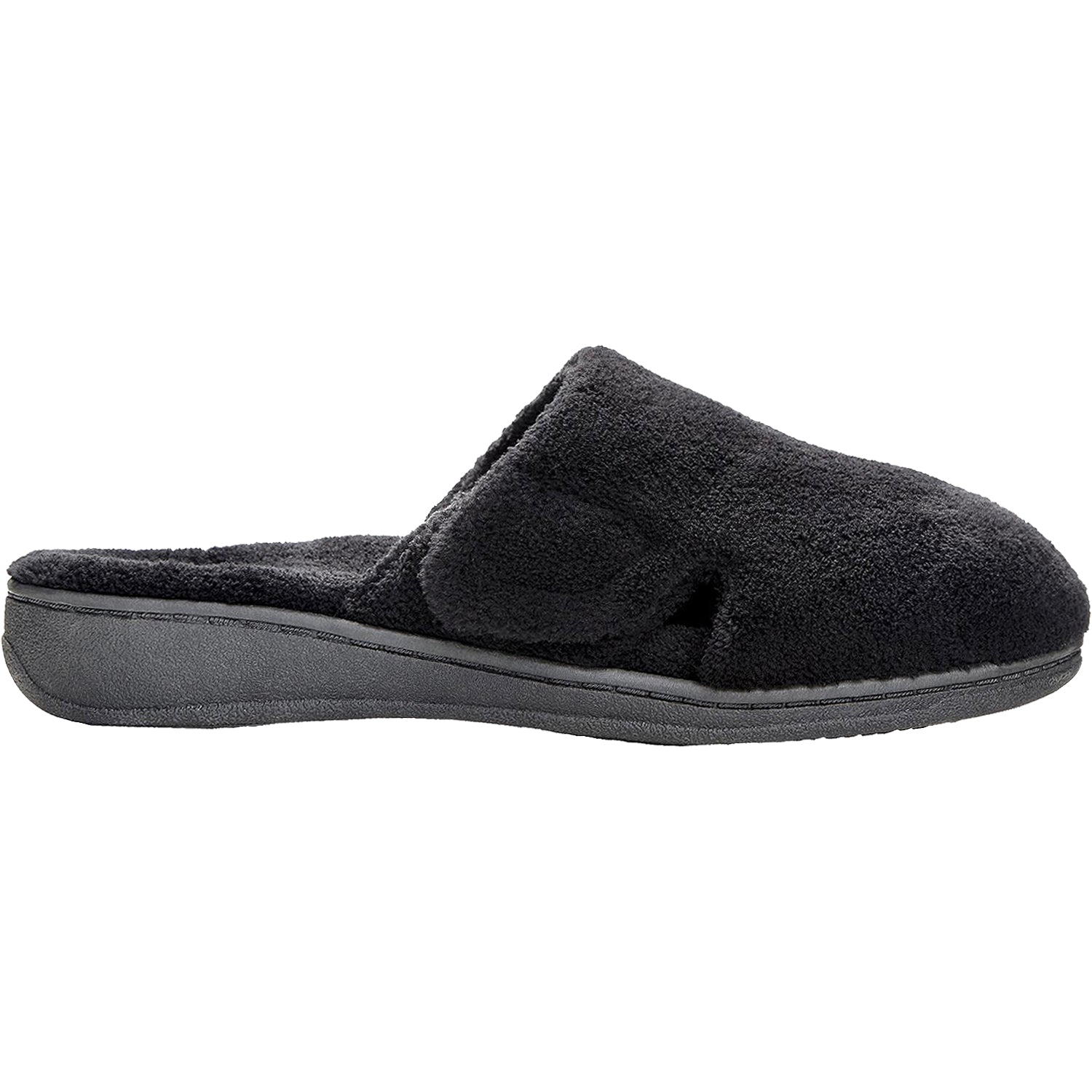 Vionic Gemma Women's Terrycloth Slippers Black Terrycloth
