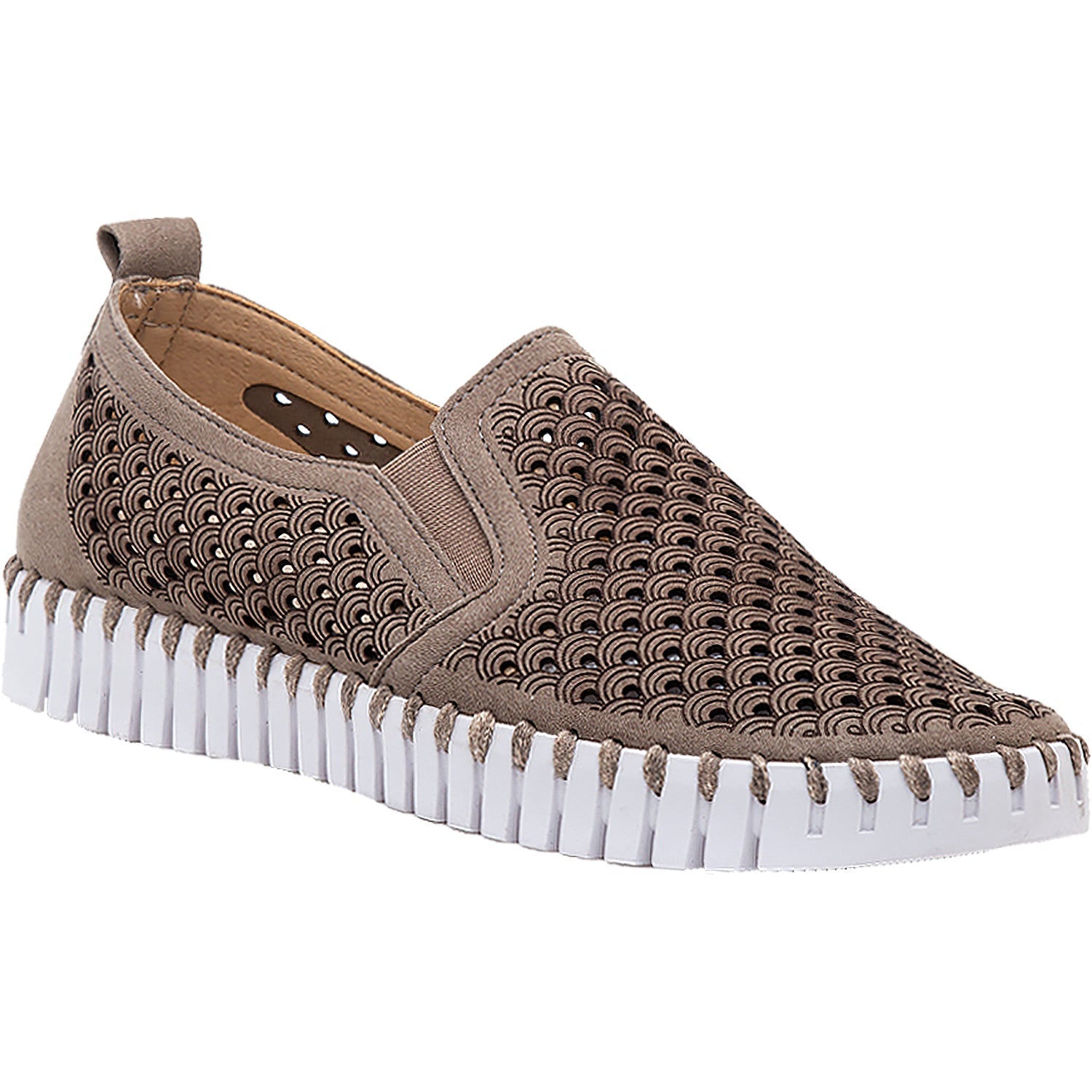 Ilse Jacobsen Tulip 140 Women's Slip Ons Sneaker Falcon Synthetic