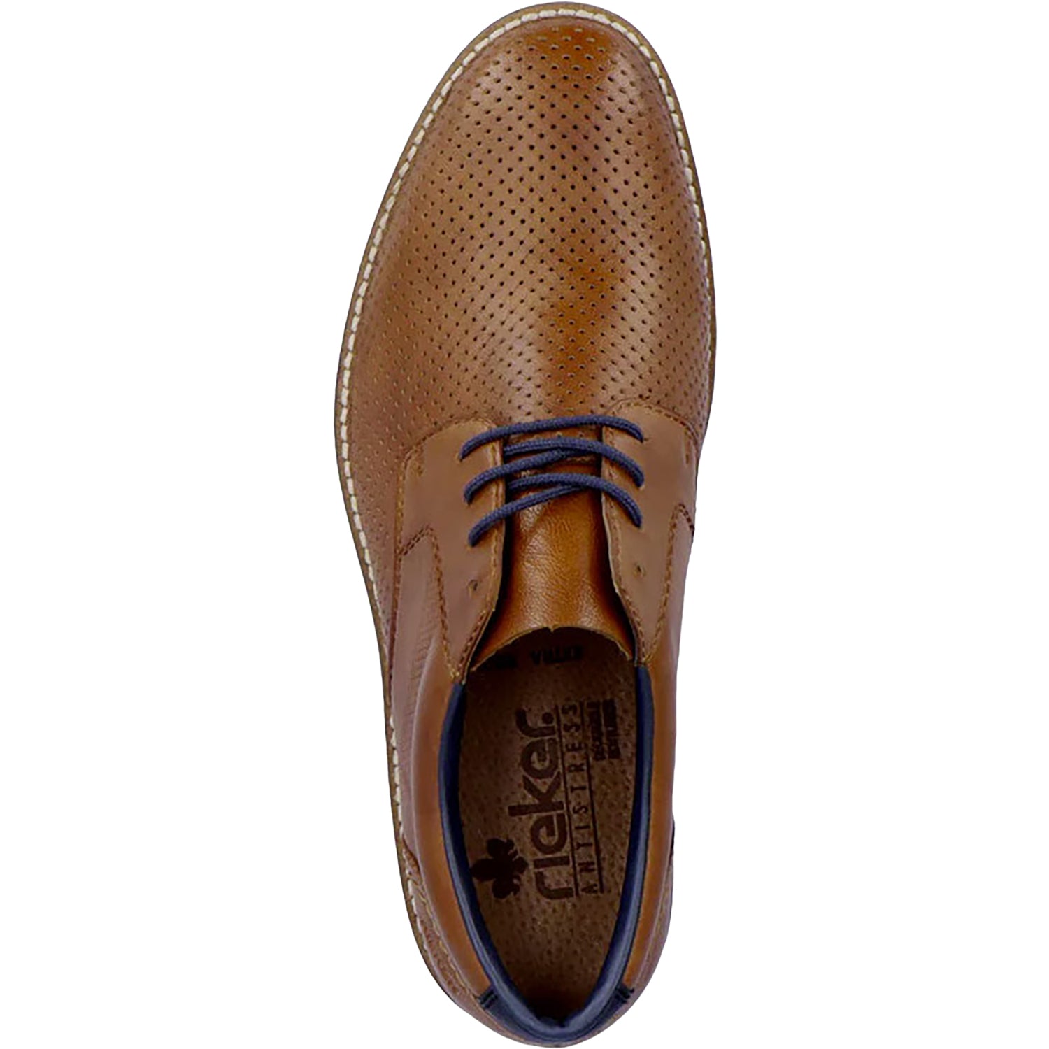Rieker 13507-22 Dimitry 07 Men's Dress Shoes Tabacco/Cuoio/Lake Leather