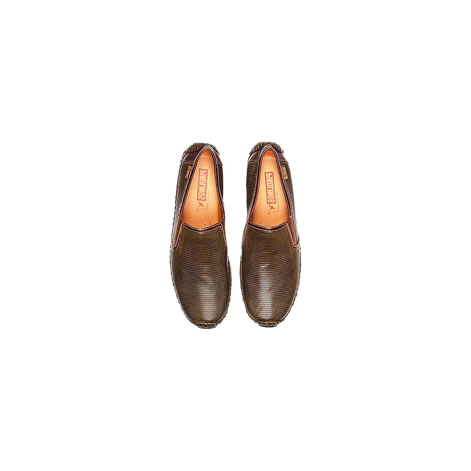 Pikolinos Jerez 09Z-3090 Men's Slip Ons Seaweed Leather