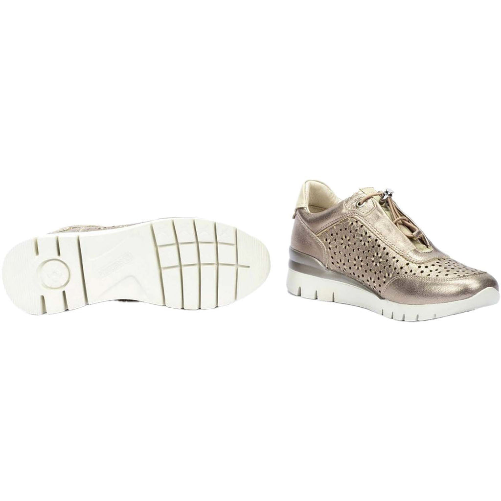 Pikolinos Cantabria W4R-6584CL Women's Slip On Sneakers Stone Leather