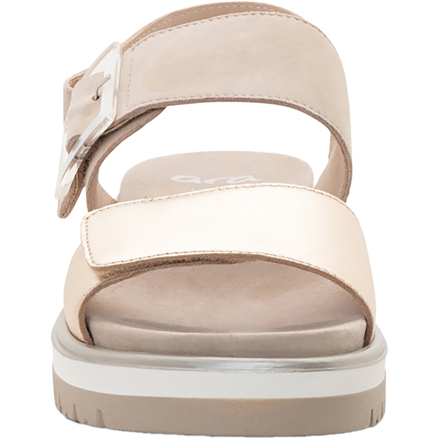Ara Marbella Women's Sandals Sand Metallic Leather
