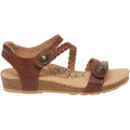 Aetrex Jillian Women's Backstrap Sandals Walnut Leather