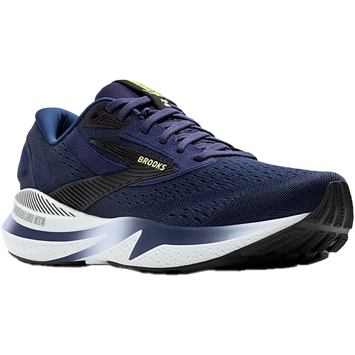 Brooks Adrenaline GTS 24 (Stability Support) Men's Running Shoes Peacoat/Black/Sharp Green Mesh