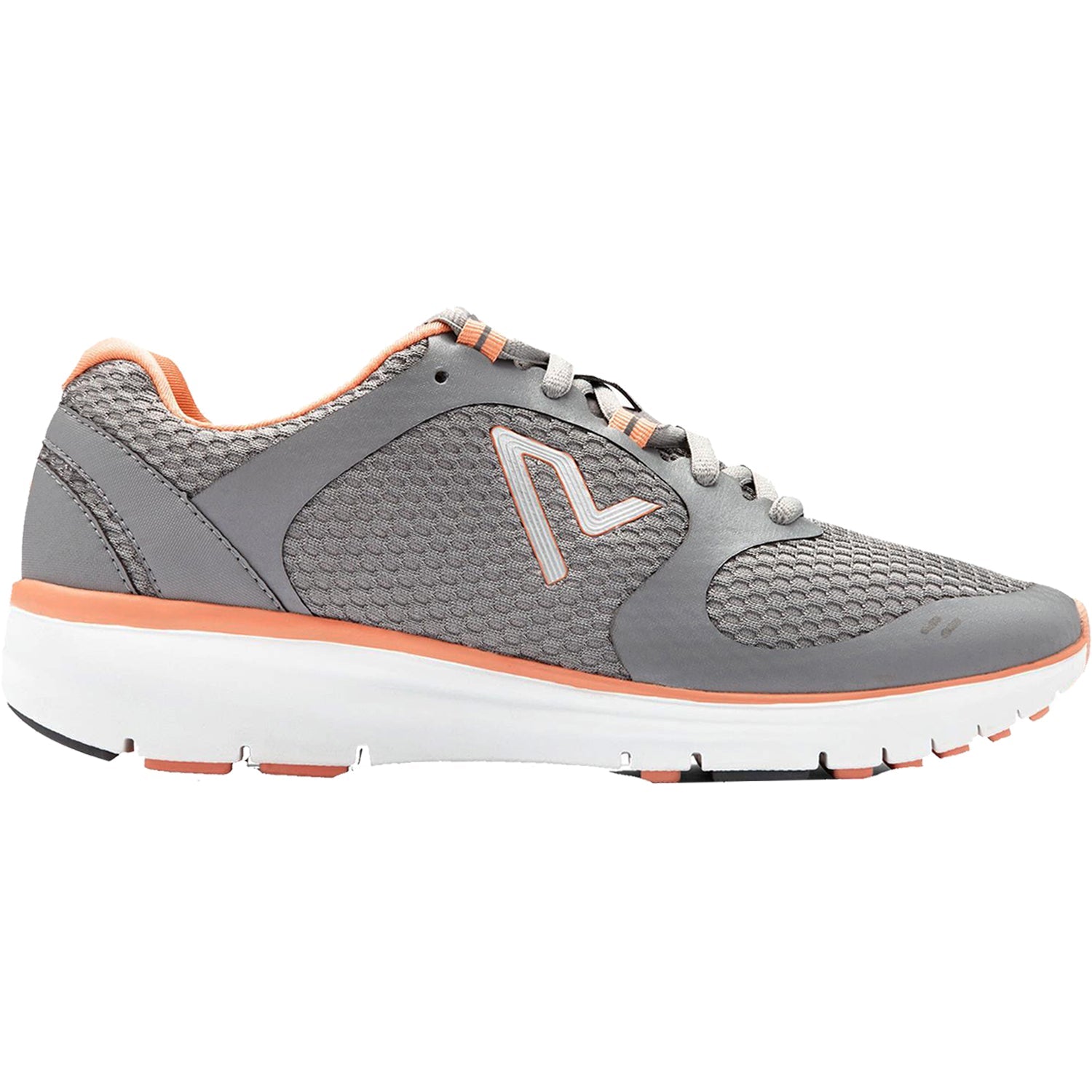 Vionic Elation 10 Women's Walking Shoes Grey/Coral Synthetic Mesh