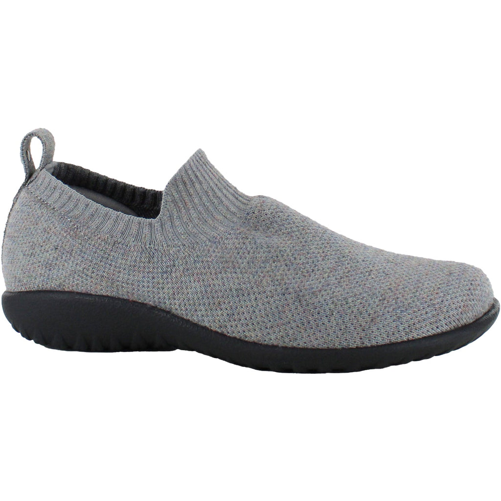 Naot Nuku Grey/ Knit Women's Knit Shoes Black/Grey