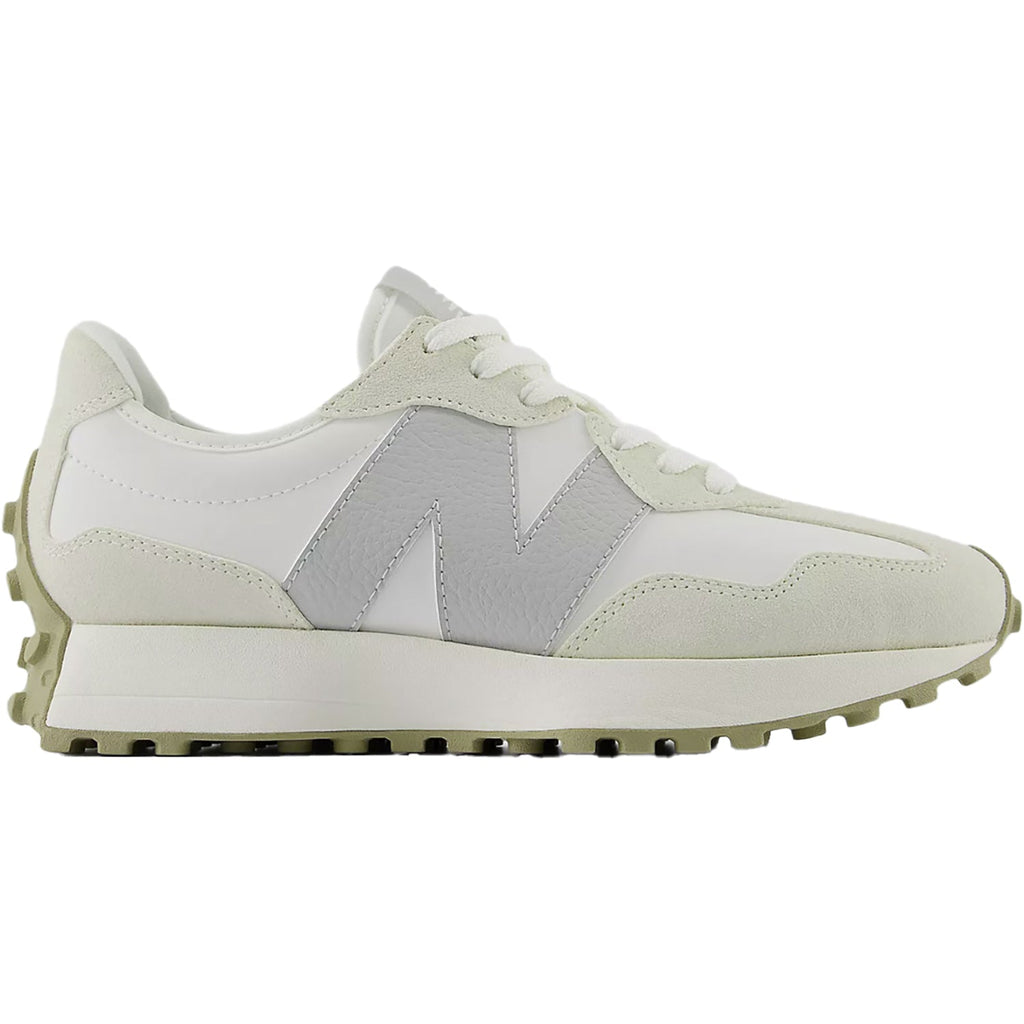 New Balance WS327KE Women's Athletic Shoes Salt/Brighton Grey Suede