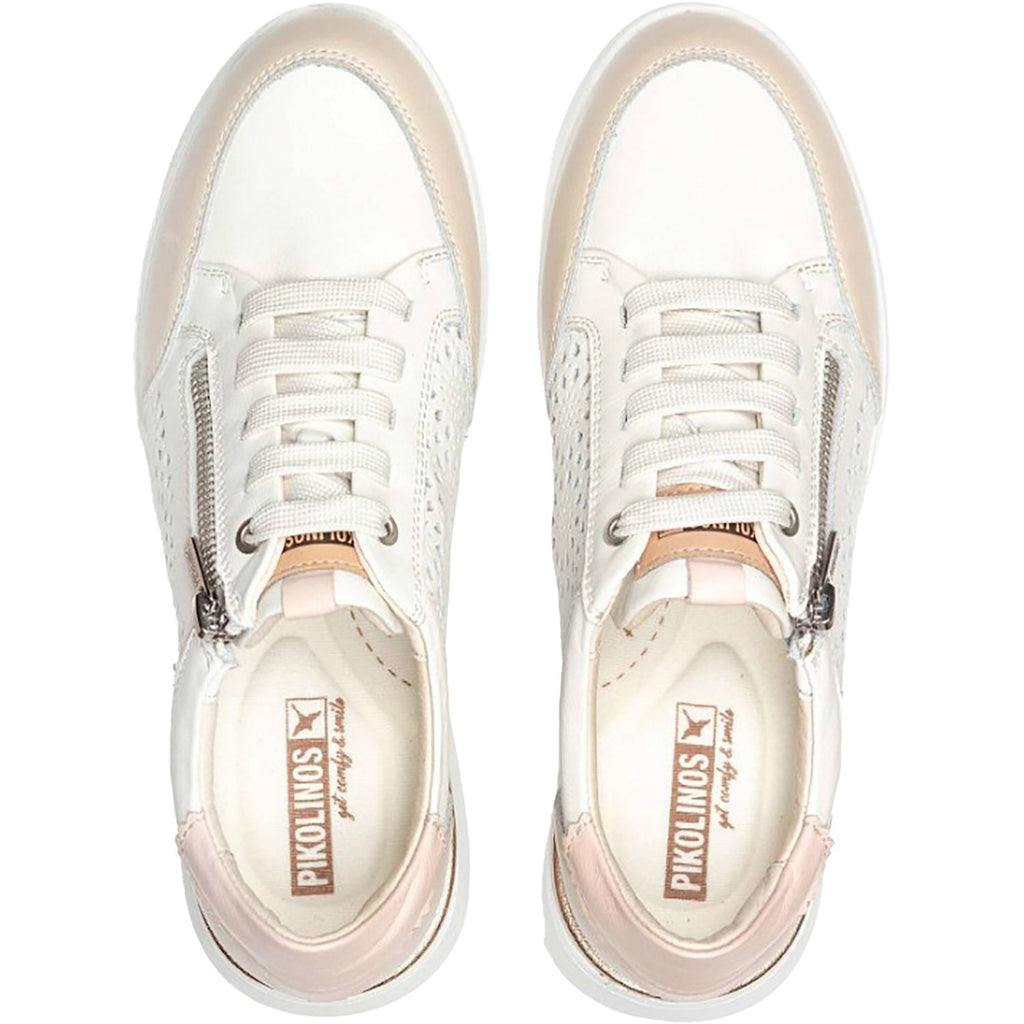 Pikolinos Ruea Women's Athletic Shoes Trainers Off White