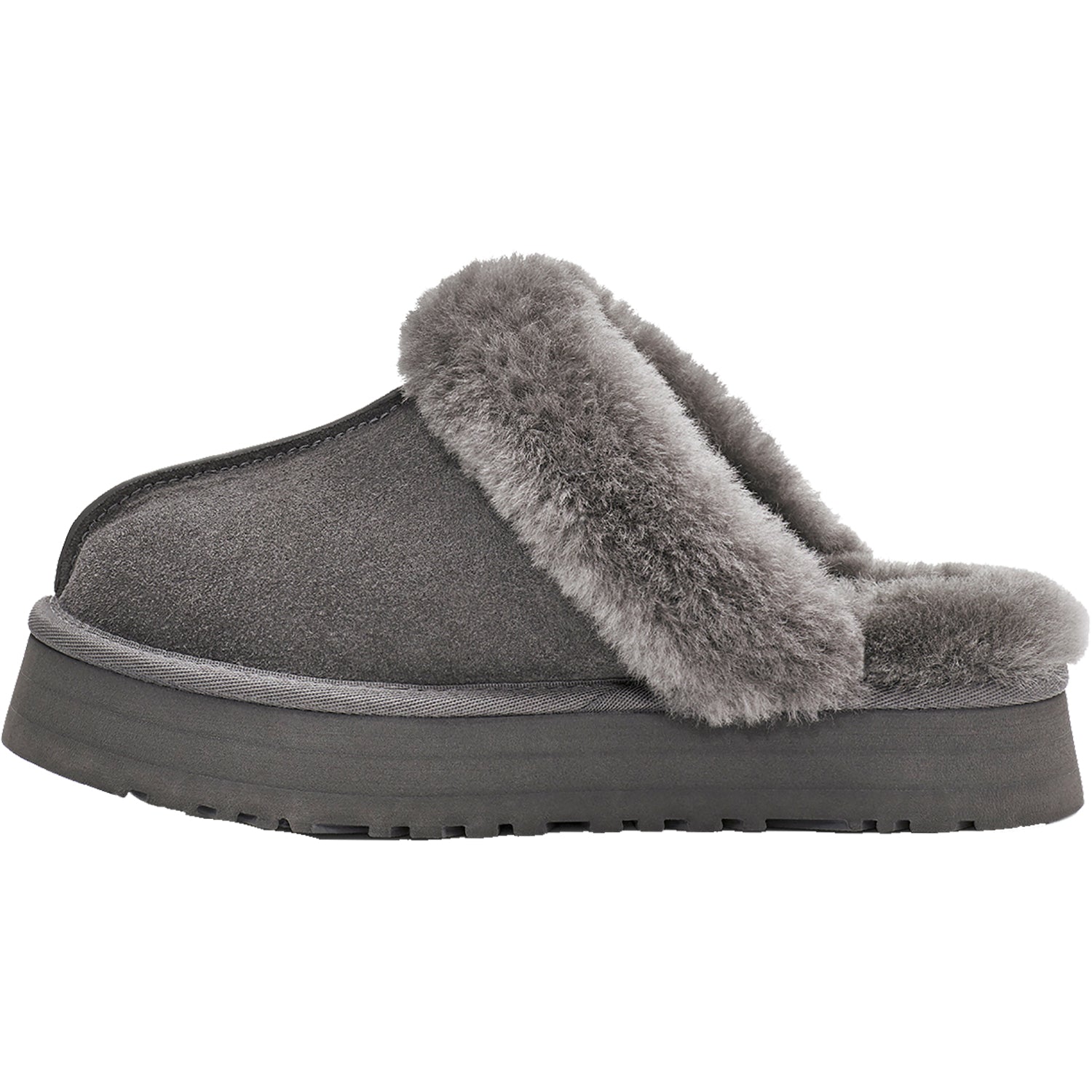 UGG Disquette Women's Slippers Charcoal Sheepskin
