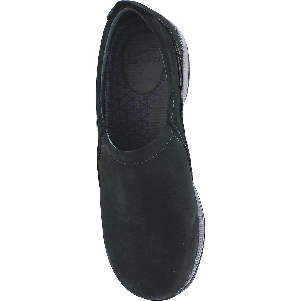 Dansko Patti Women's Waterproof Clogs Black Milled Nubuck