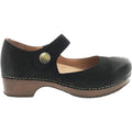Dansko Beatrice Women's Mary Janes Black Burnished Nubuck