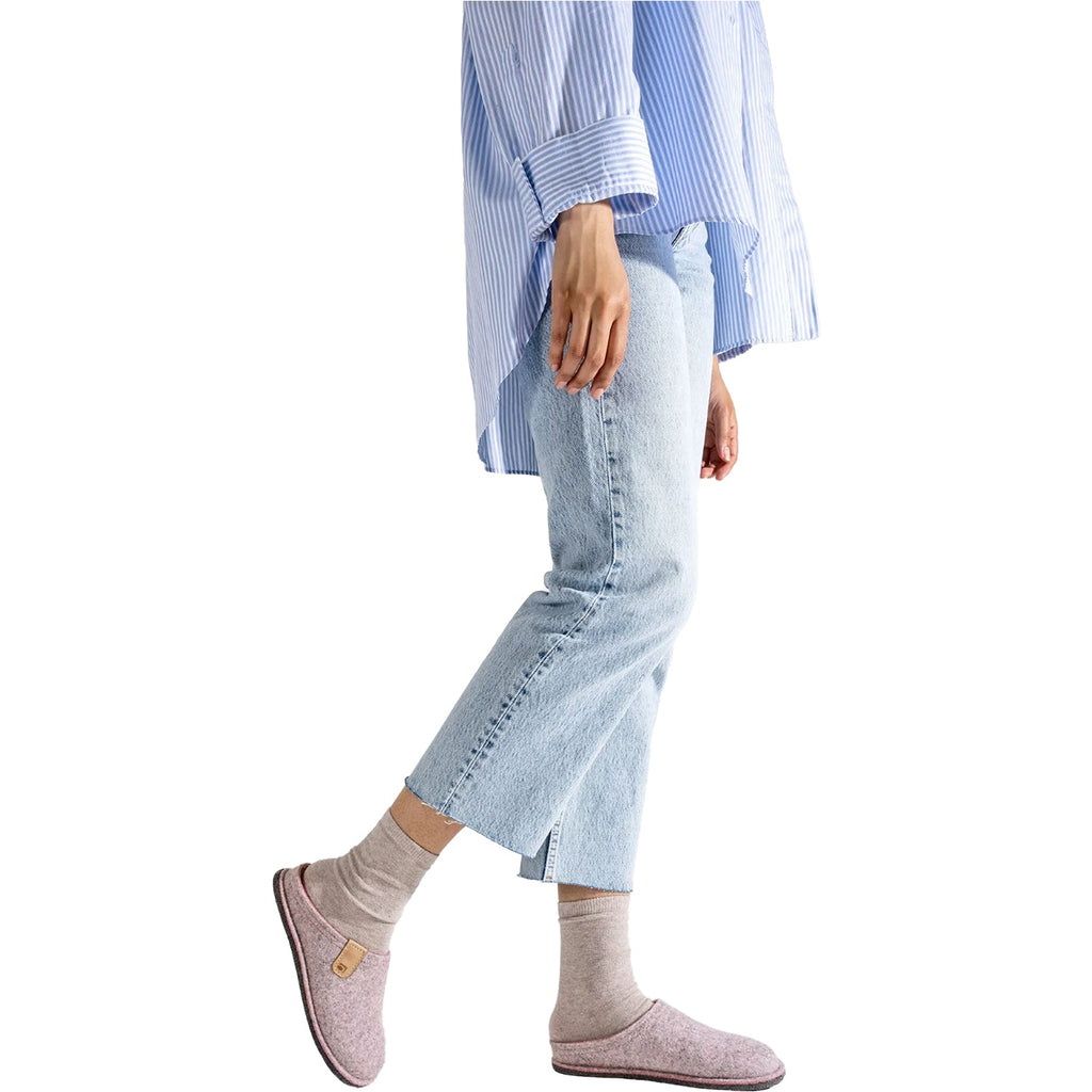 ROHDE Lucca-D Women's Open Back Slippers Rose Synthetic