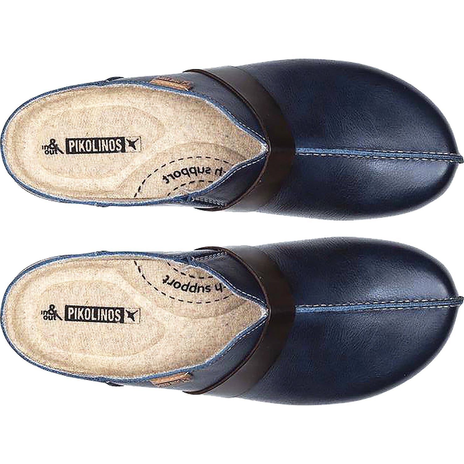 Pikolinos Granada W0W-3590C1 Women's Clogs Ocean Leather