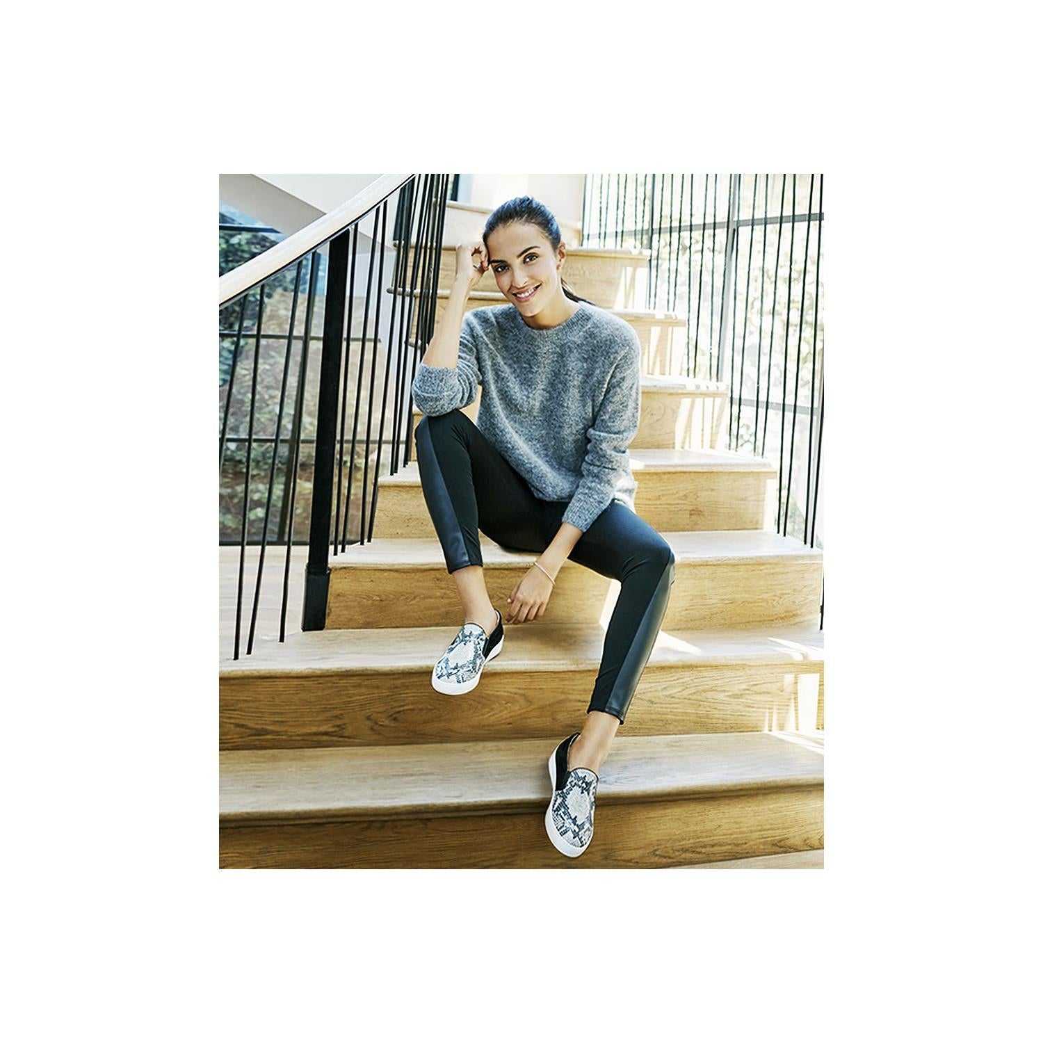 Vionic Midi Women's Slip Ons Black Suede