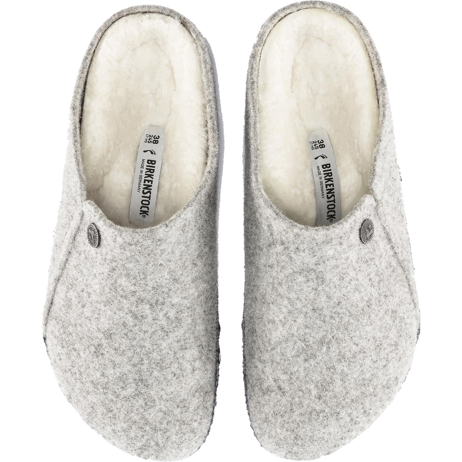 Birkenstock Zermatt Shearling Women's Slippers Light Grey Wool