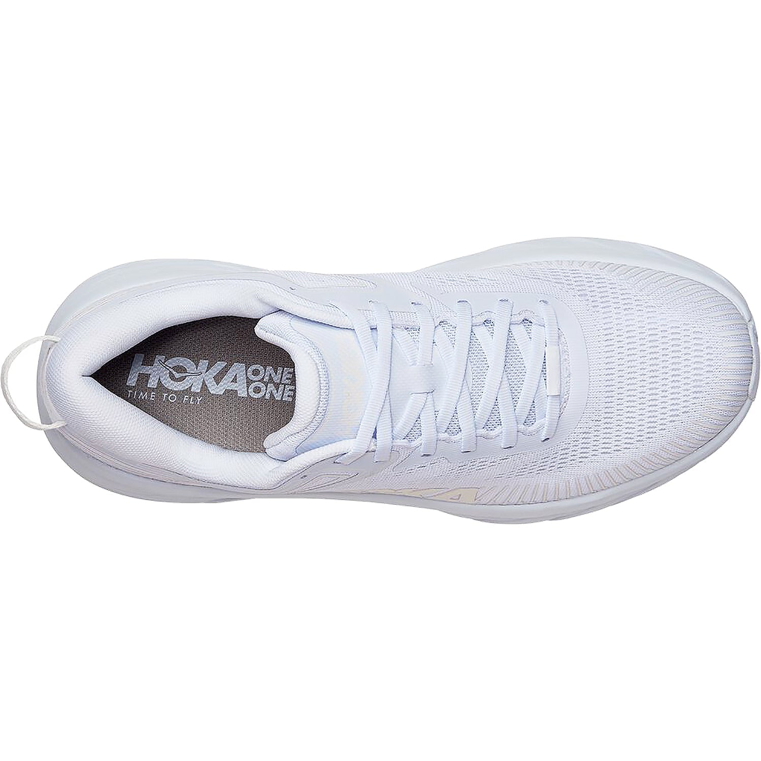 Hoka Bondi 7 (Neutral Support) Women's Running Shoes White/White Mesh