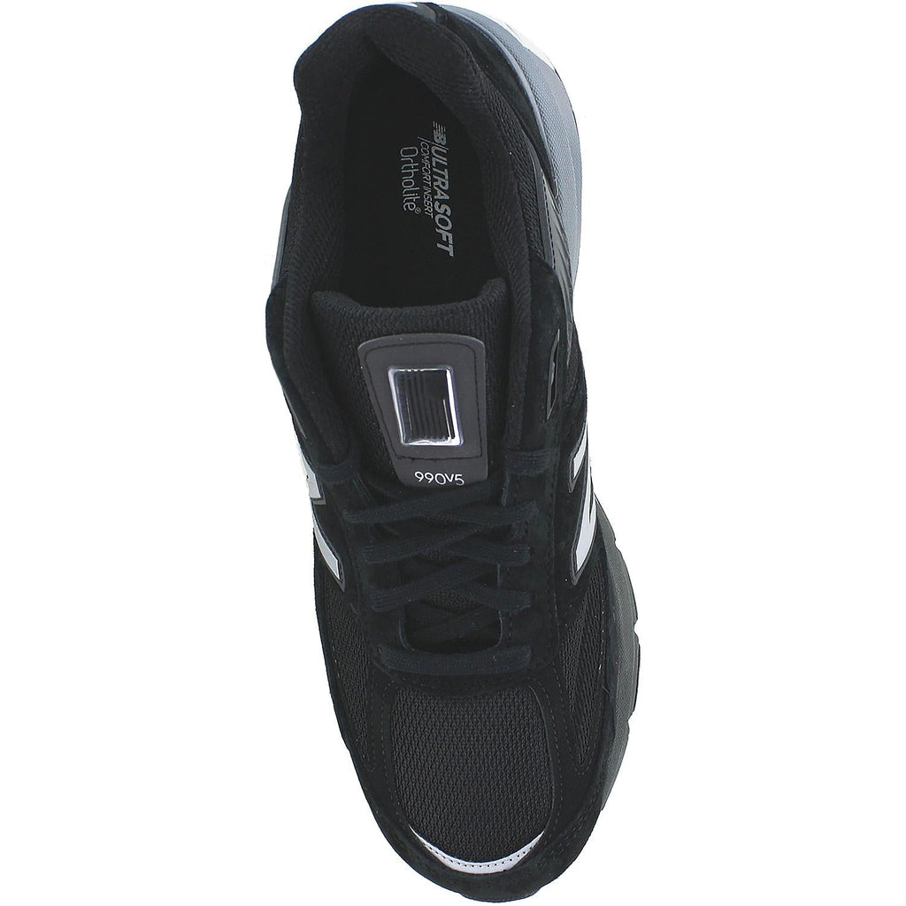 New Balance M990BK5 Running Men's Athletic Shoes Black/Silver Suede/Mesh