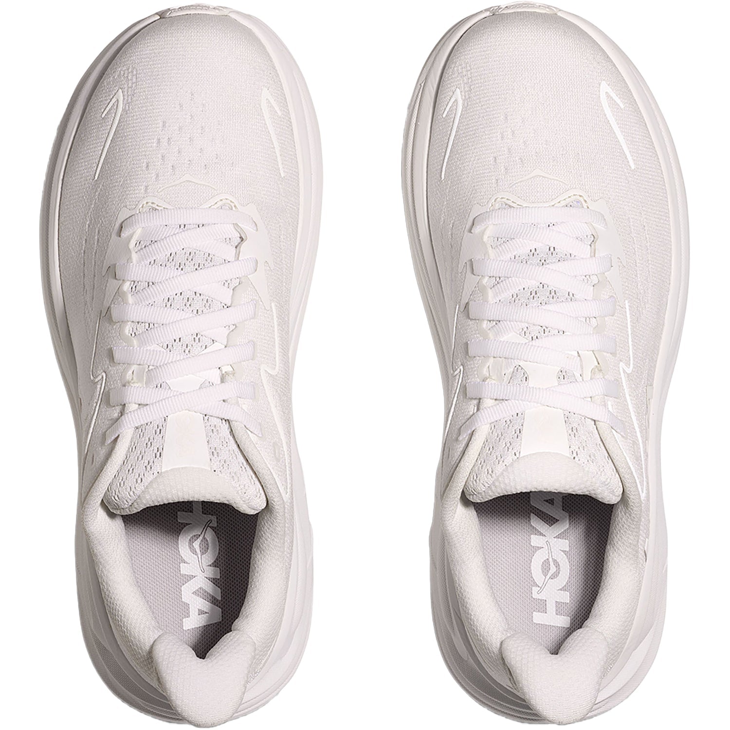 Hoka Clifton 10 (Neutral Support) Men's Athletic Shoes White/White