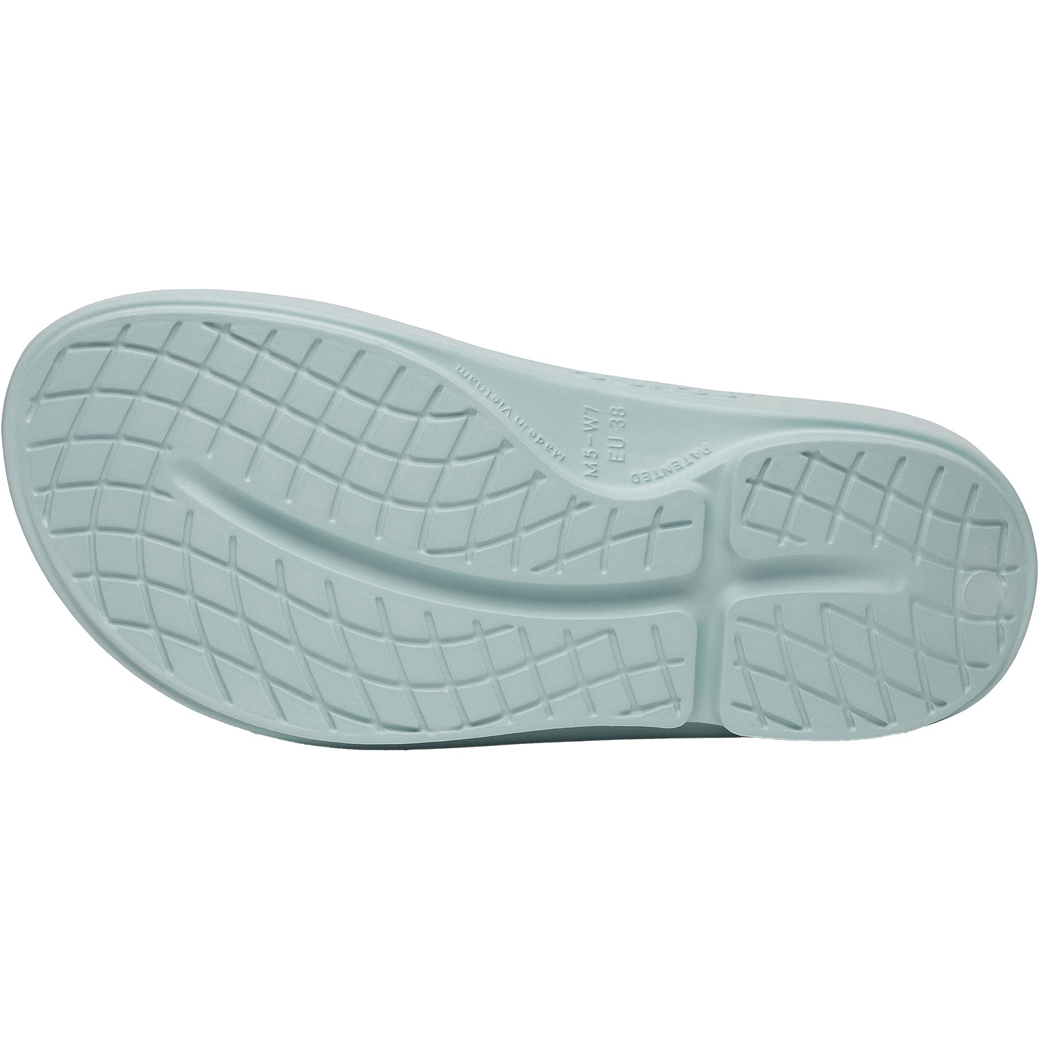 OOFOS OOahh Unisex Slide Sandals Mist Synthetic