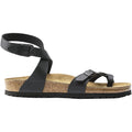 Birkenstock Yara Women's Thong Sandals Black Birko-Flor
