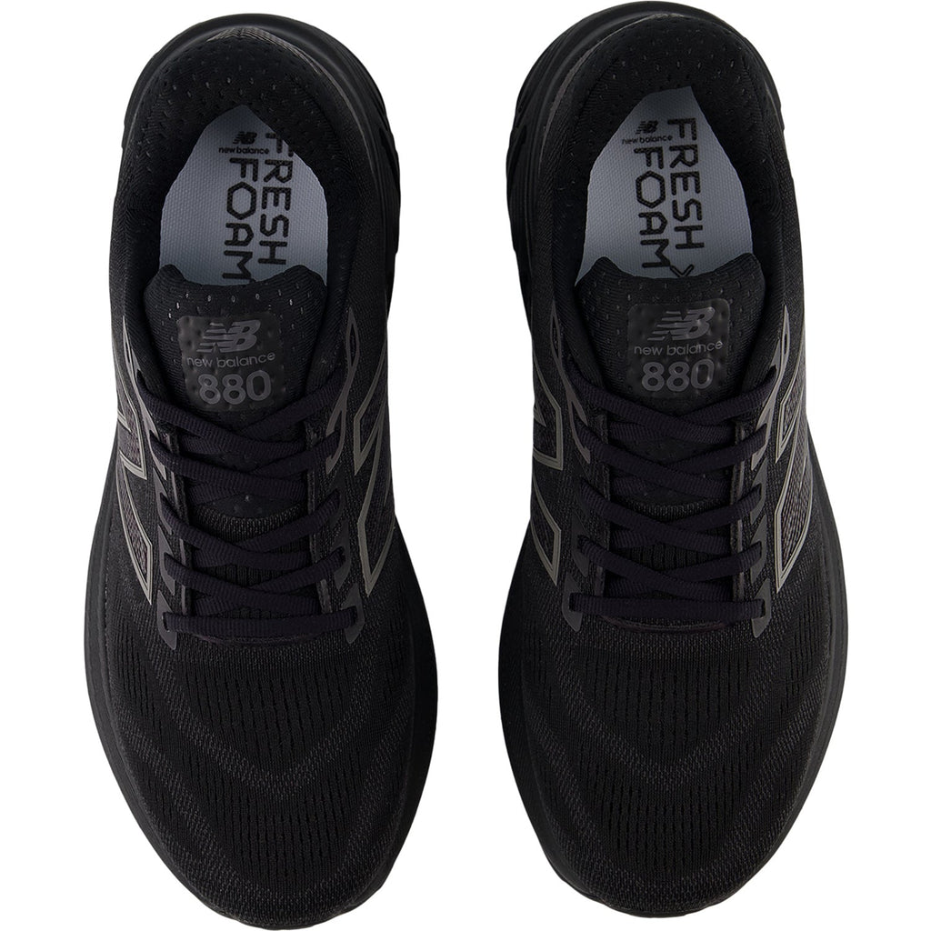 New Balance M880K15 // Metallic (Neutral Support) Men's Athletic Shoes Sneakers Black/Black/Black Mesh