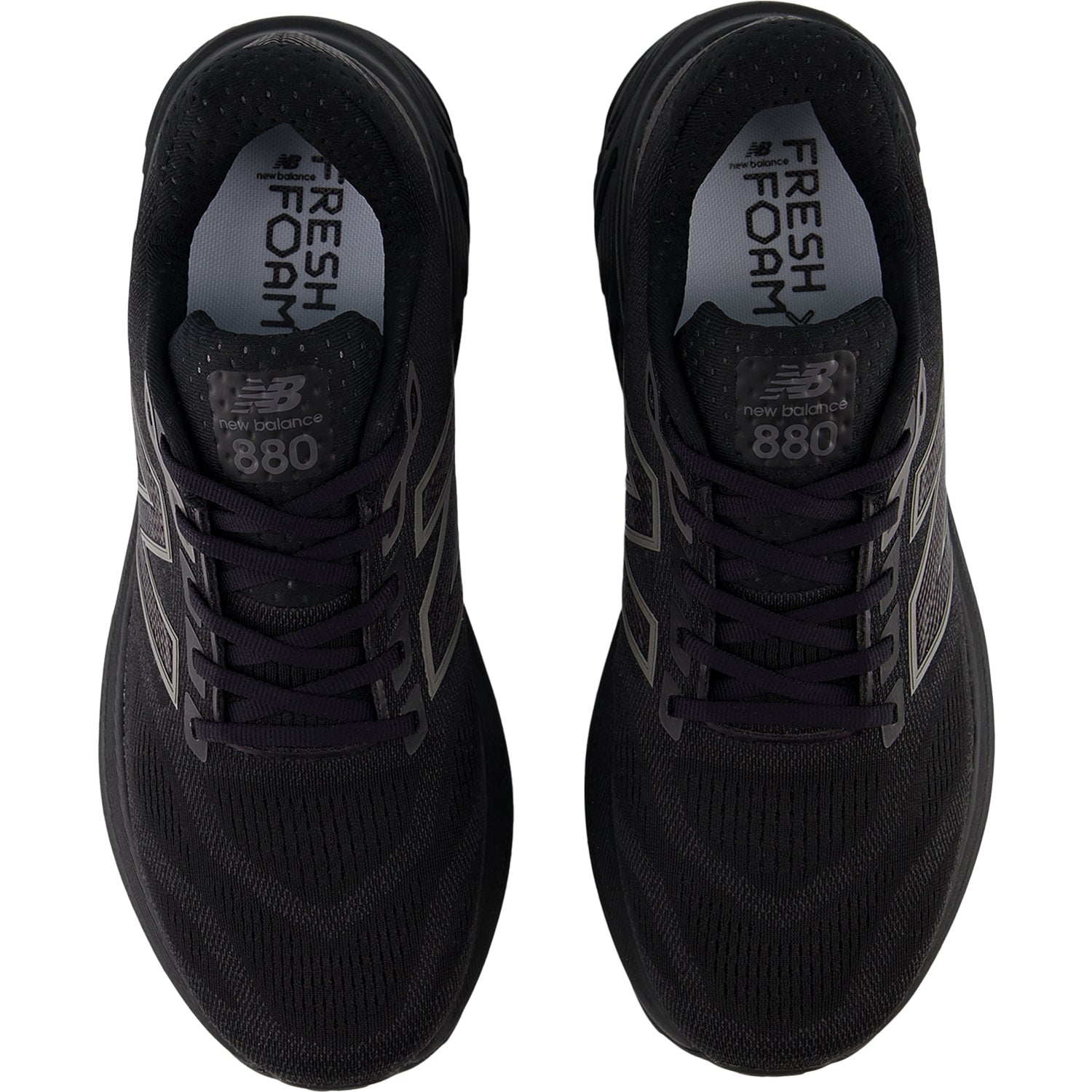 New Balance M880K15 // Metallic (Neutral Support) Men's Athletic Shoes Sneakers Black/Black/Black Mesh
