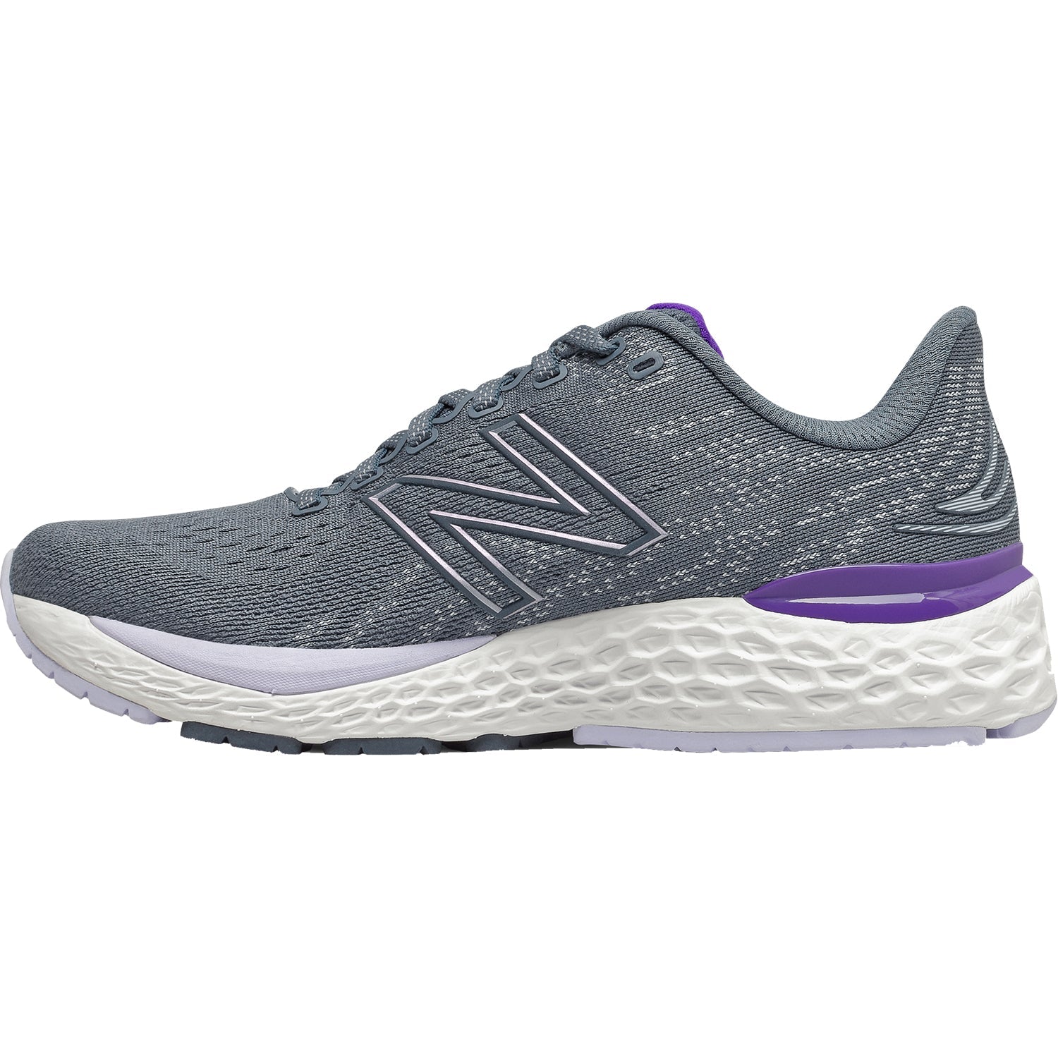 New Balance Fresh Foam W880D11 Women's Running Shoes Ocean Grey/Deep Violet Mesh