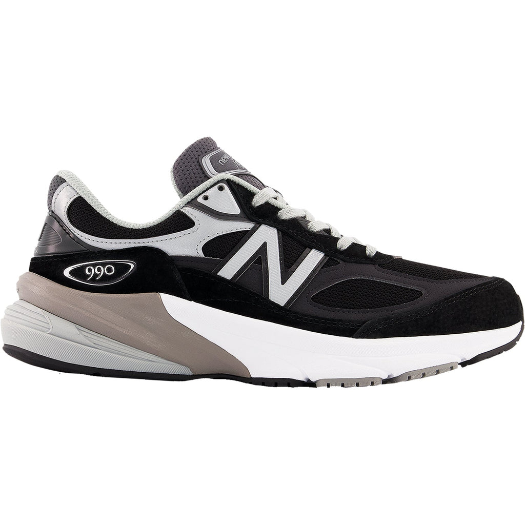 New Balance W990BK6 /Mesh - Made in USA Women's Running Shoes Black Suede/Mesh