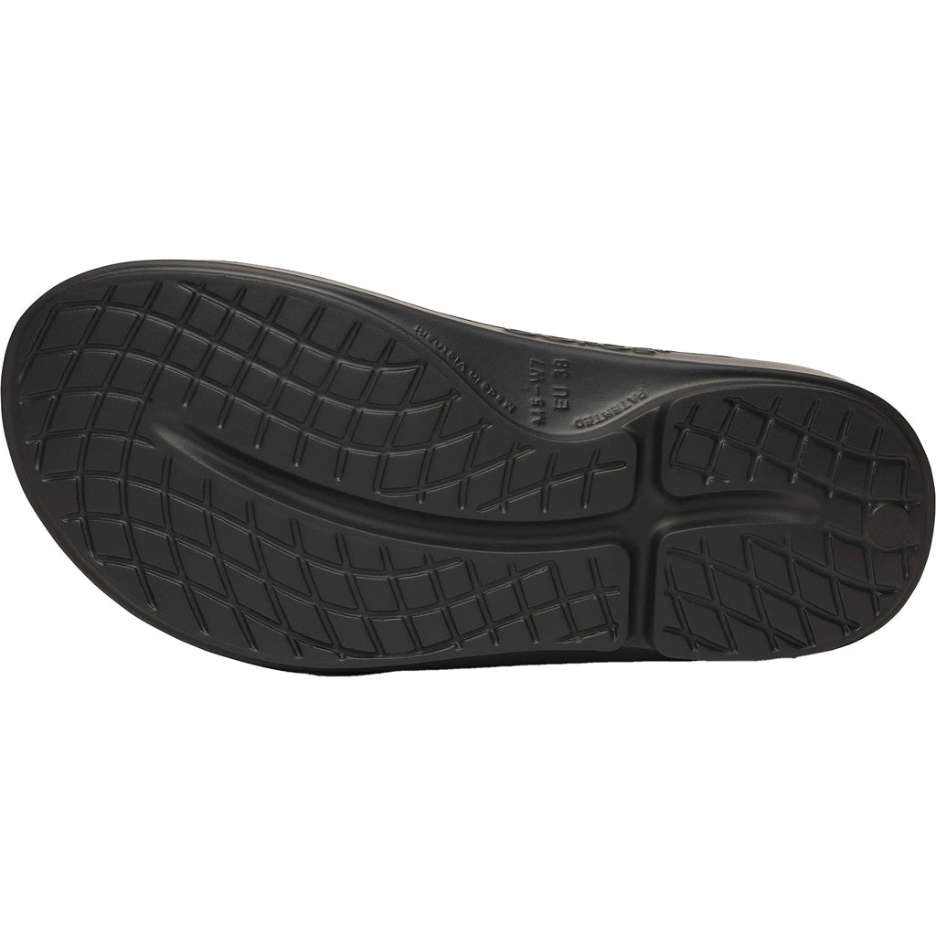 OOFOS OOahah Luxe Limited Women's Recovery Slide Sandals Hibiscus Synthetic