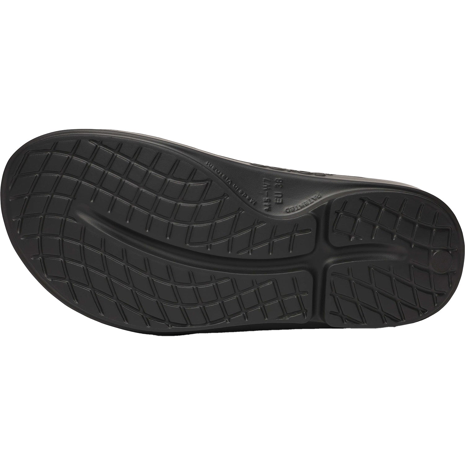 OOFOS OOahah Luxe Limited Women's Recovery Slide Sandals Hibiscus Synthetic