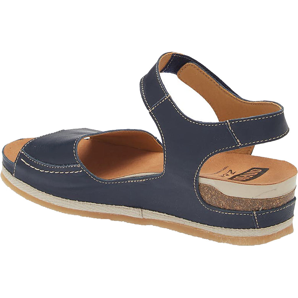 On Foot Cynara 203 Tucson Women's Sandals Marino Navy Leather