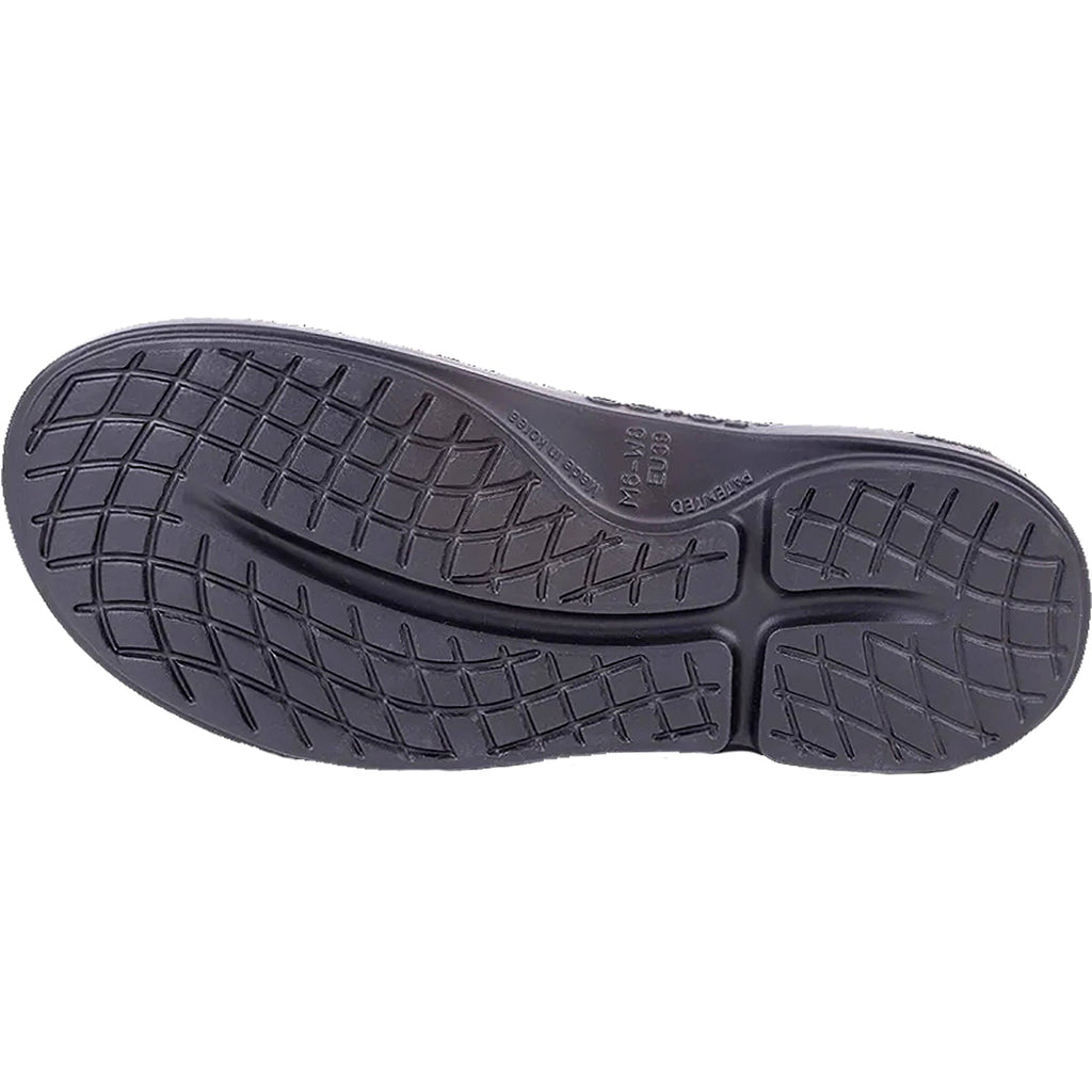 OOFOS OOcloog Unisex Open Back Clogs Black Matte Synthetic