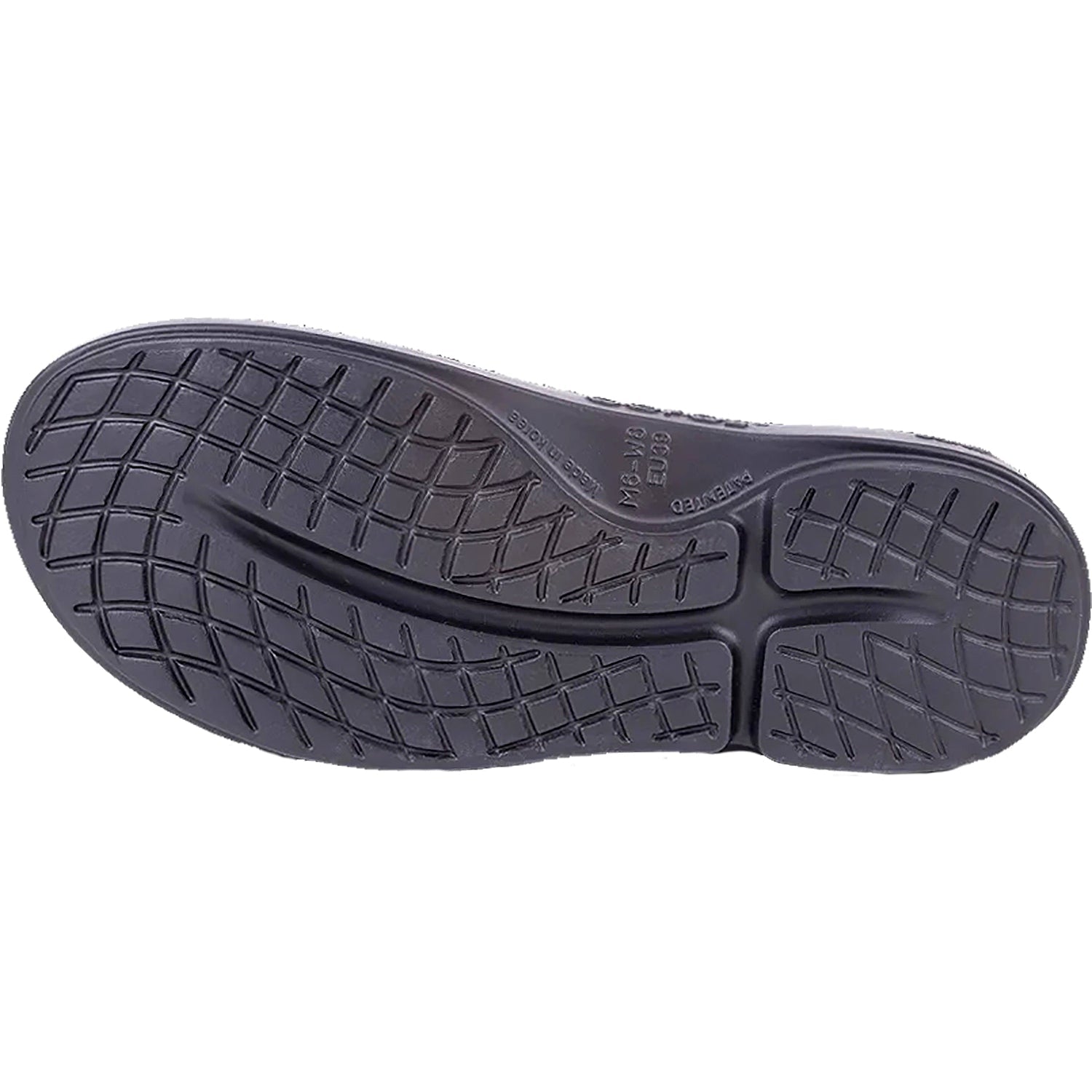 OOFOS OOcloog Unisex Open Back Clogs Black Matte Synthetic