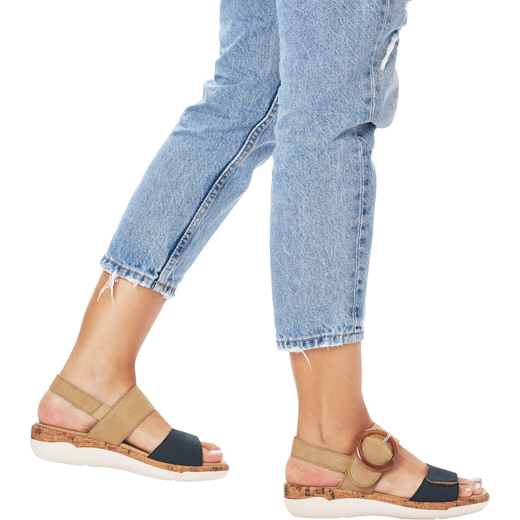Remonte R6853-60 Jocelyn 53 Women's Sandals Pazific/Sand Nubuck