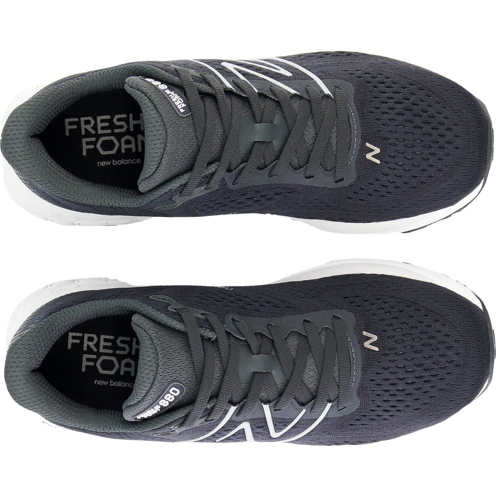 New Balance W880K13 Fresh Foam X (Neutral Support) Women's Running Shoes Blacktop/Black/Silver Metallic Mesh