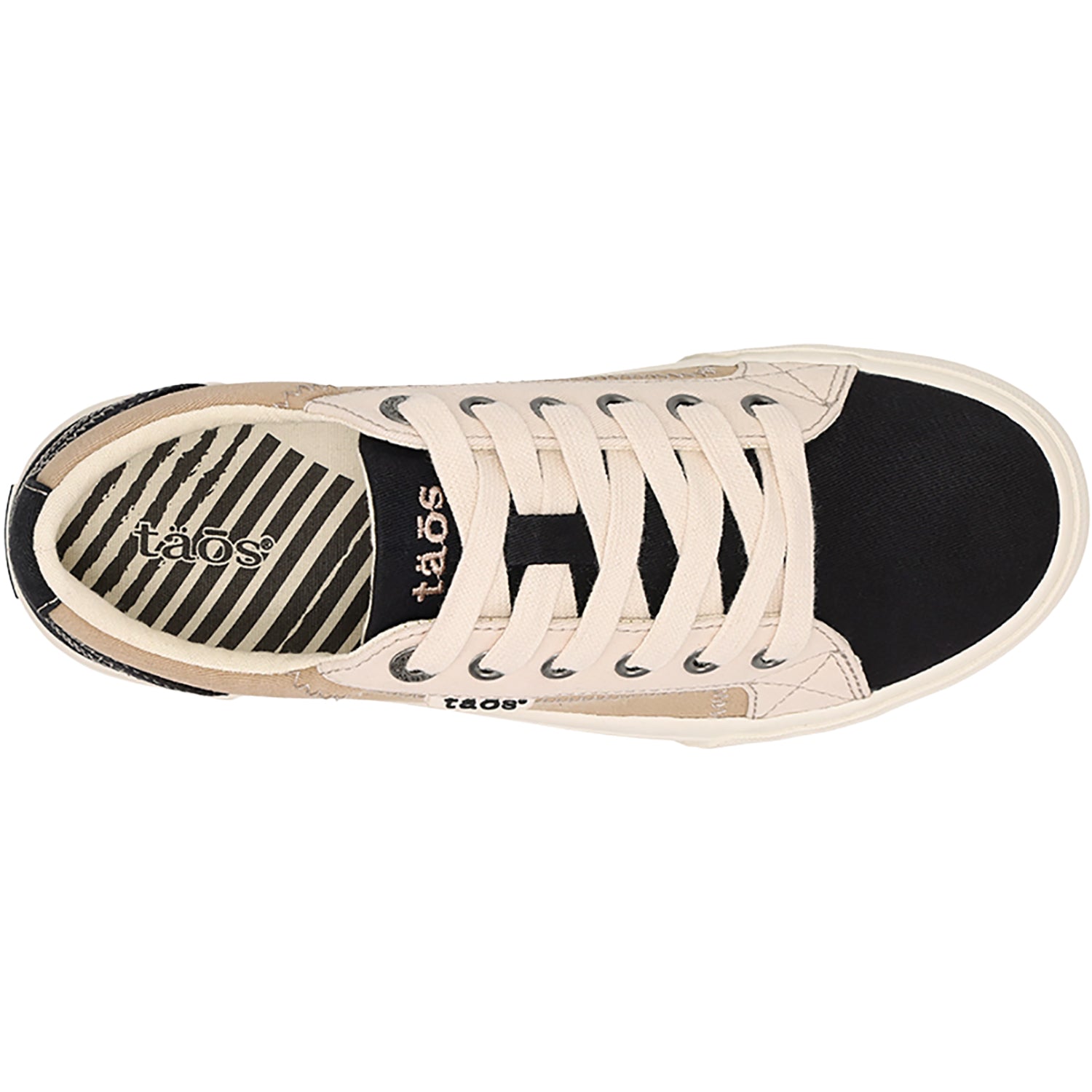 Taos Plim Soul Women's Sneakers Black/Tan Multi Canvas