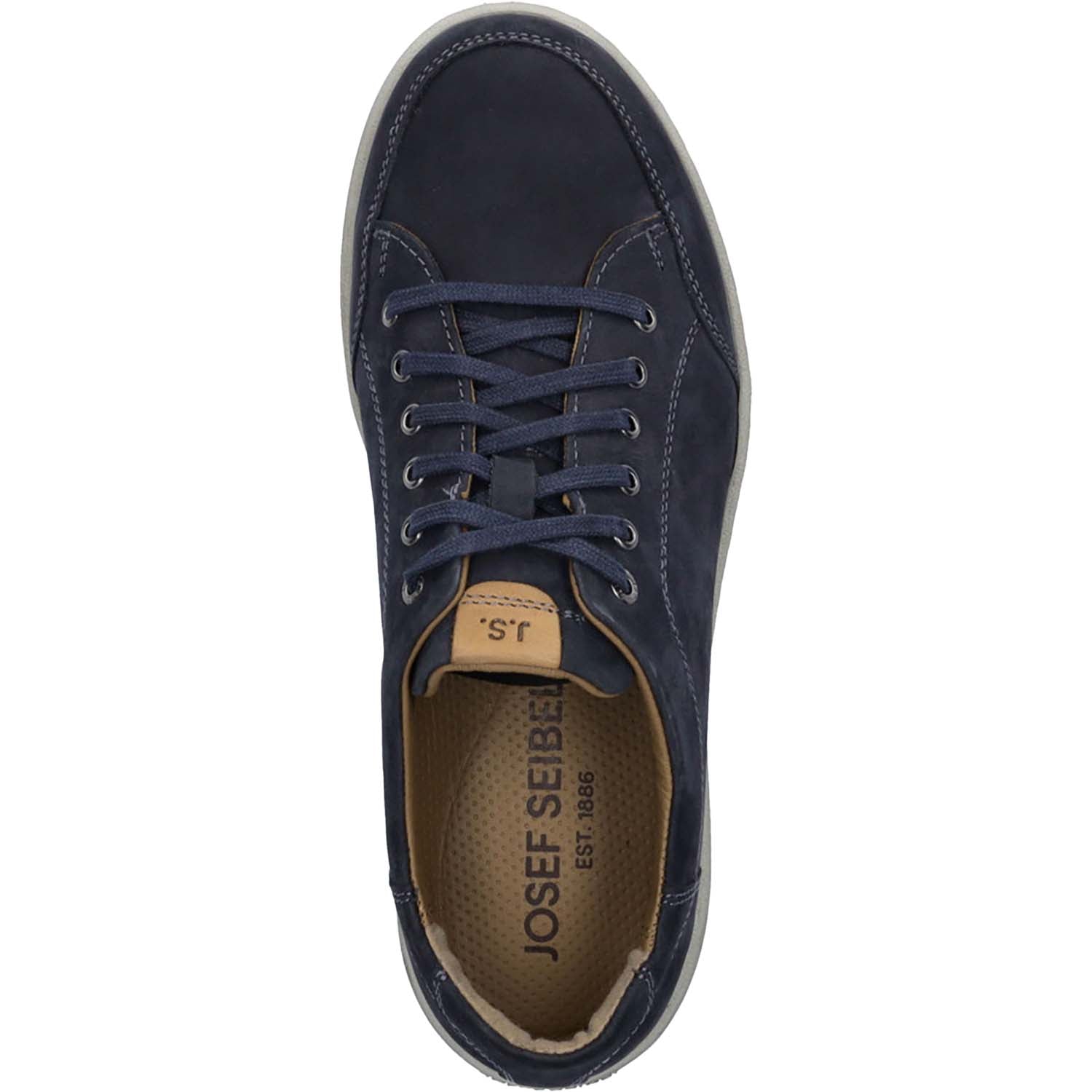 Josef Seibel David 03 Men's Lace Up Shoes Indigo Nubuck