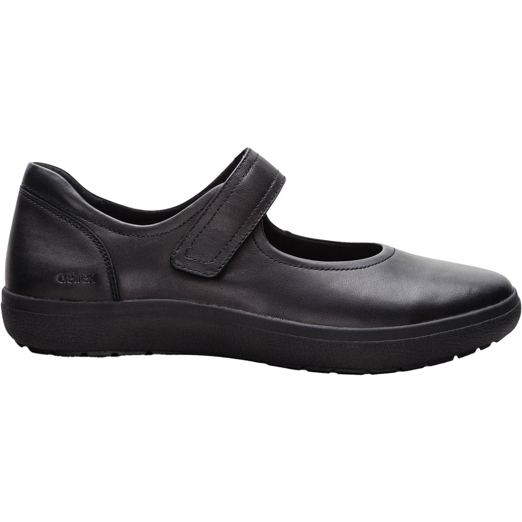 Aetrex Erica Women's Mary Jane Shoes Black Leather