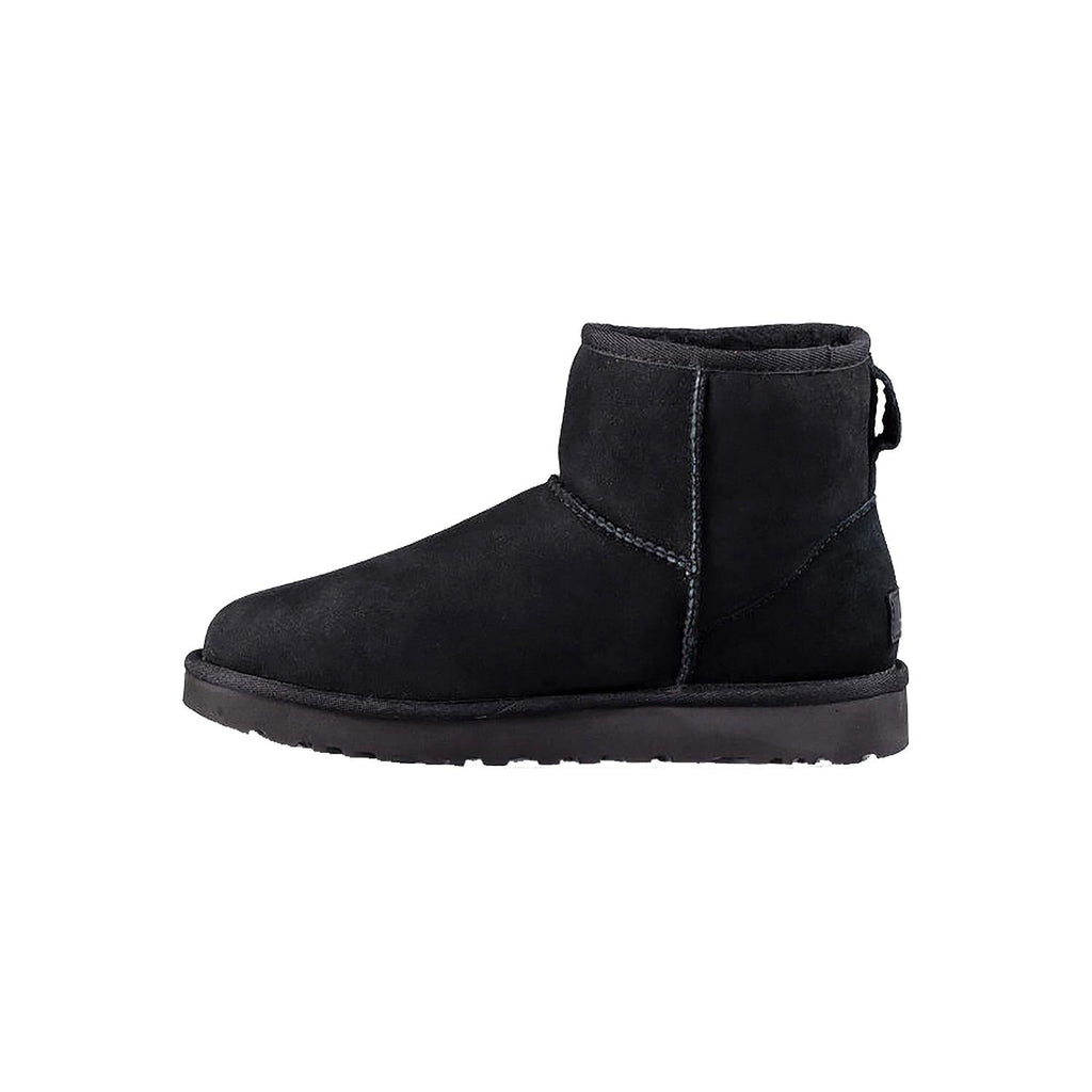 UGG Classic Mini II Women's Ankle Boots Black Sheepskin