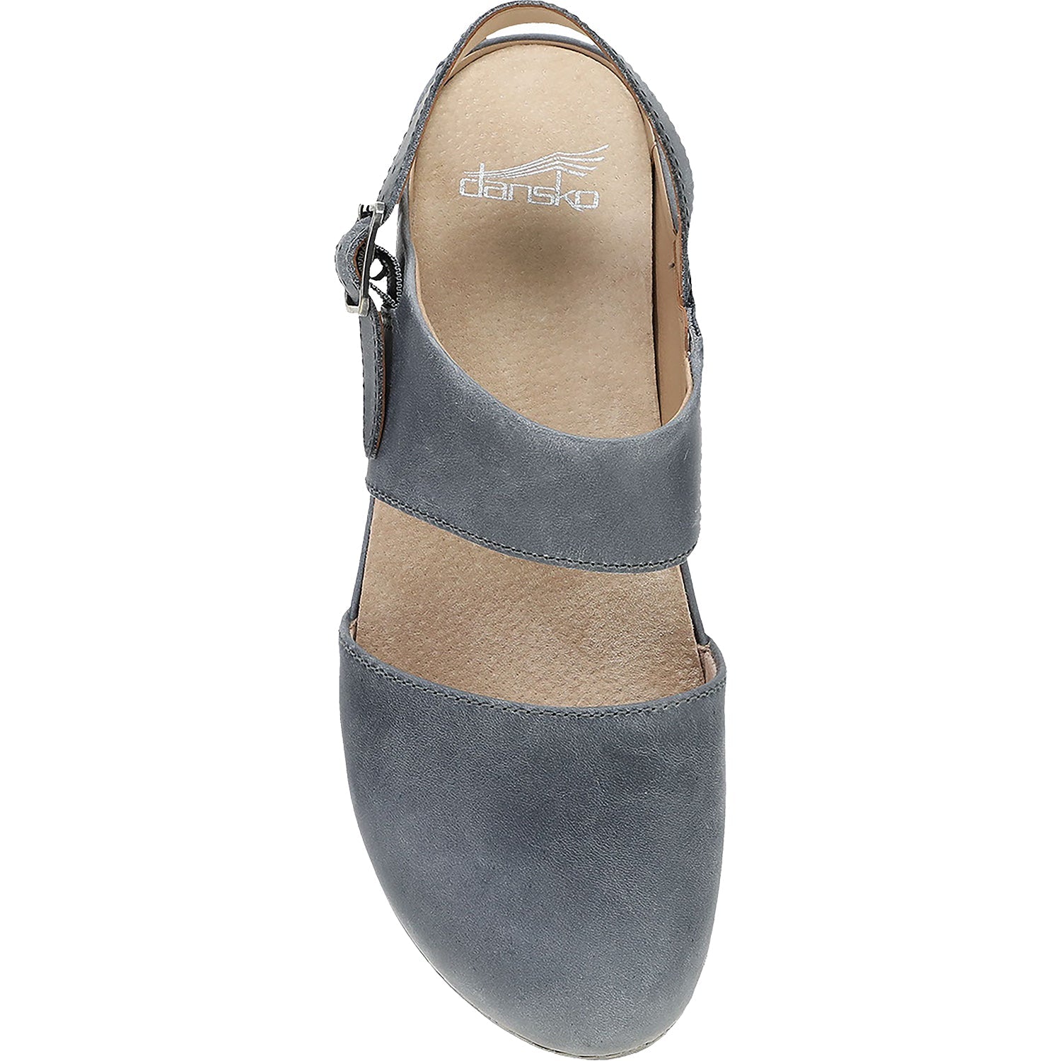 Dansko Lucia Women's MJ Sandals Denim Oiled Pull Up Leather