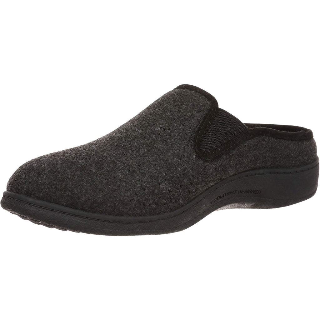 Vionic Unwind Wool Men's Slippers Black
