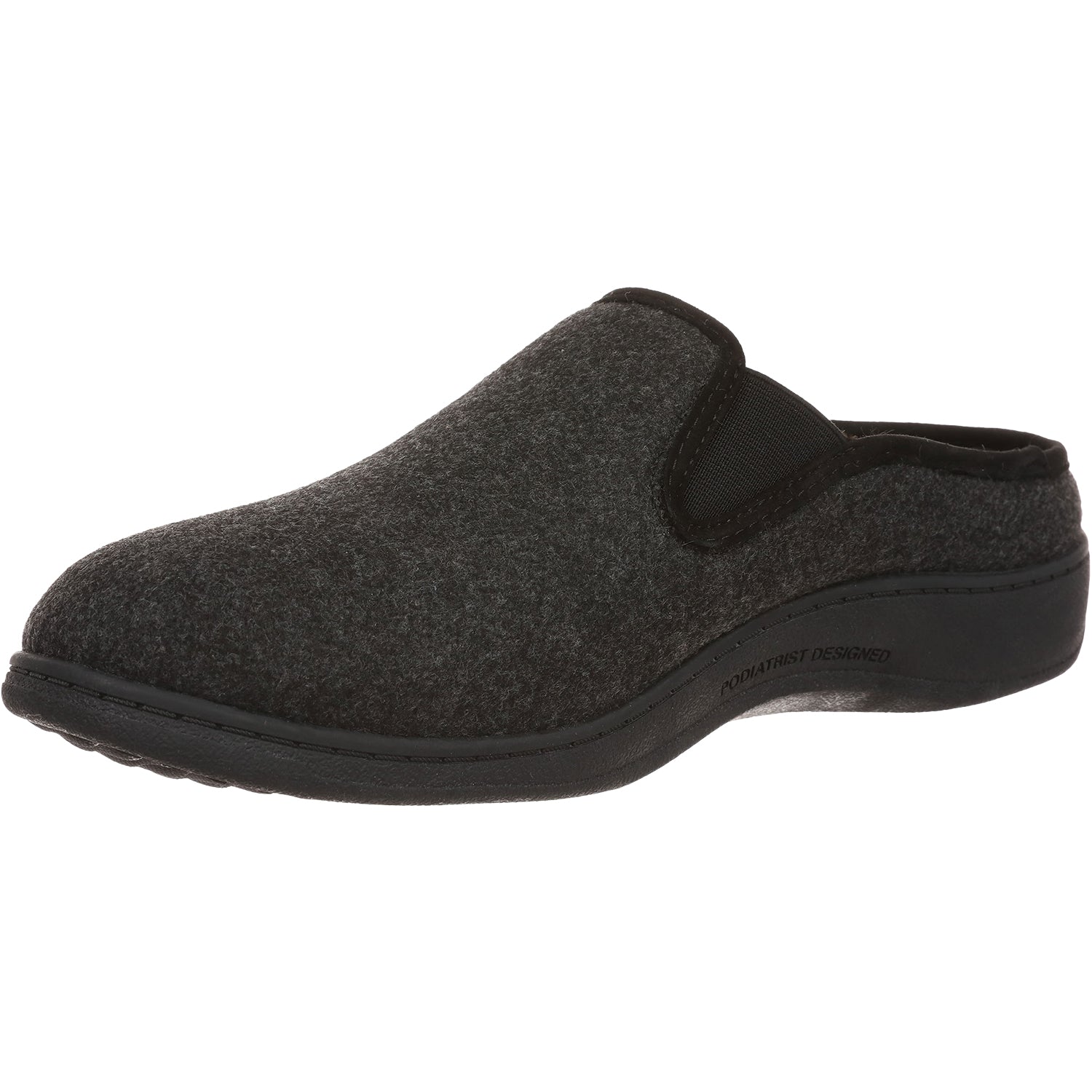 Vionic Unwind Wool Men's Slippers Black