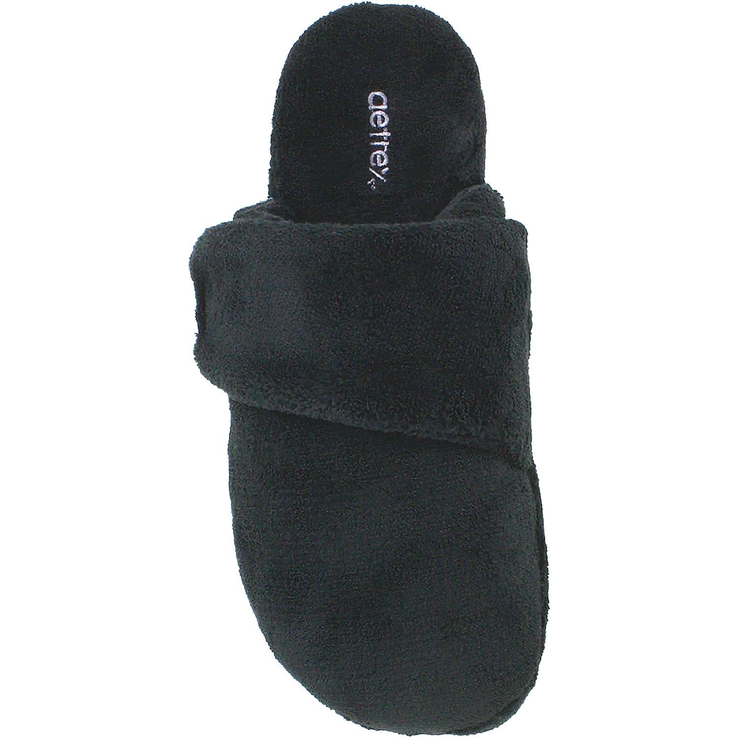 Aetrex Mandy Women's Slippers Black Terrycloth