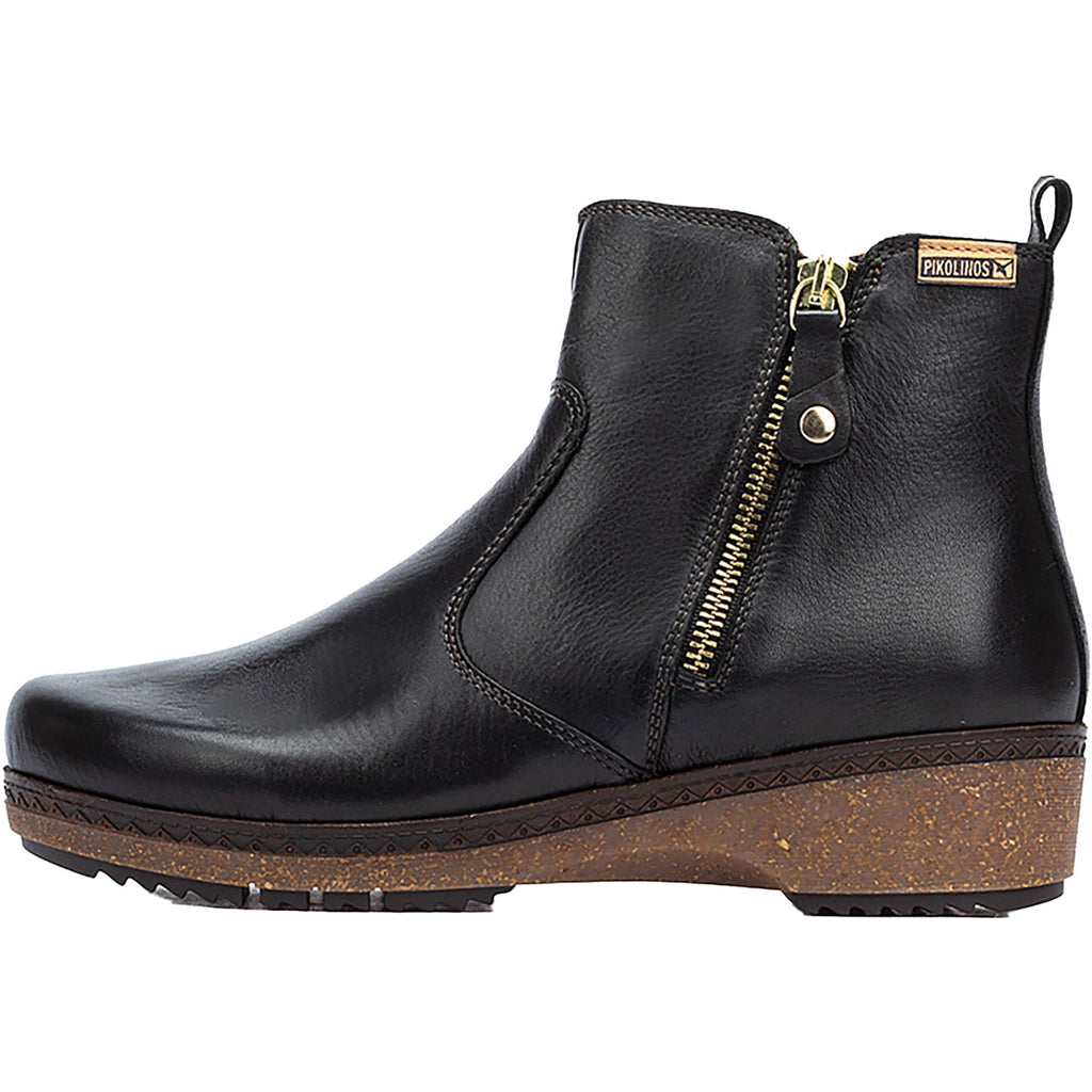 Pikolinos Granada W0W-8988 Women's Ankle Boots Black Leather