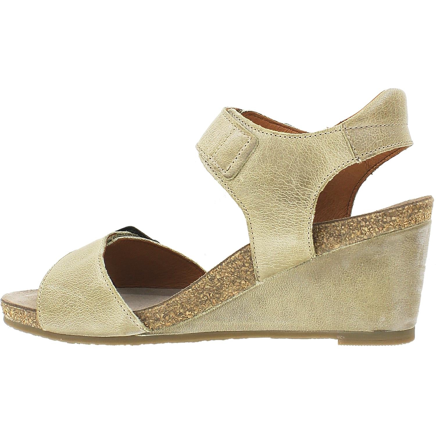 Taos Buckle Up Women's Support Sandals Stone Leather