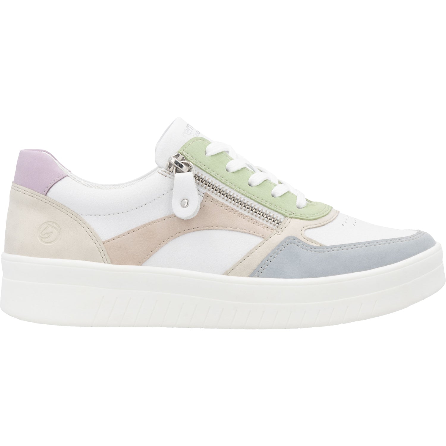 Remonte D0J01-87 Kendra 01 Women's Shoes Blue/Weiss/Cream/Rose Leather