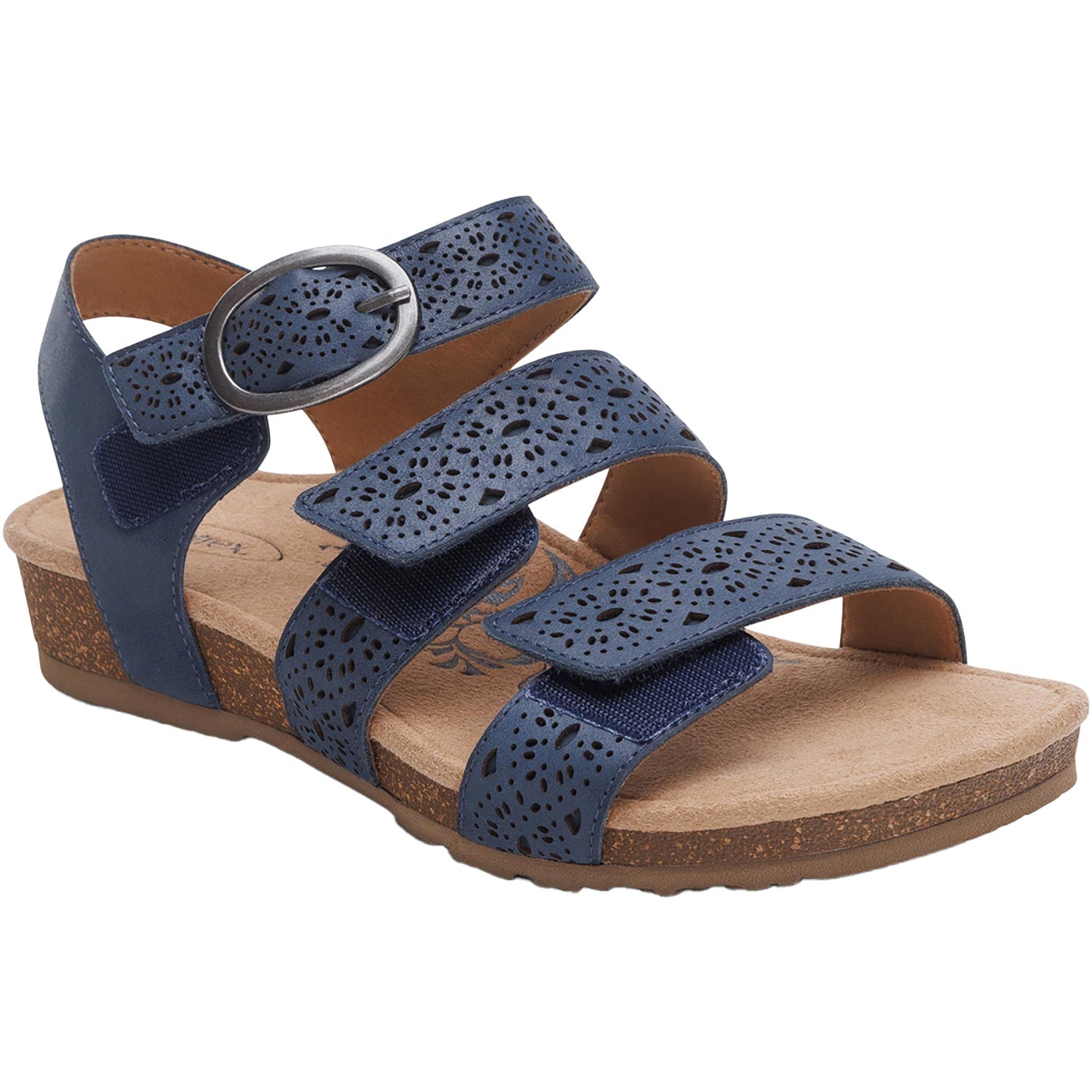 Aetrex Lilly Women's Sandals Navy Cutout