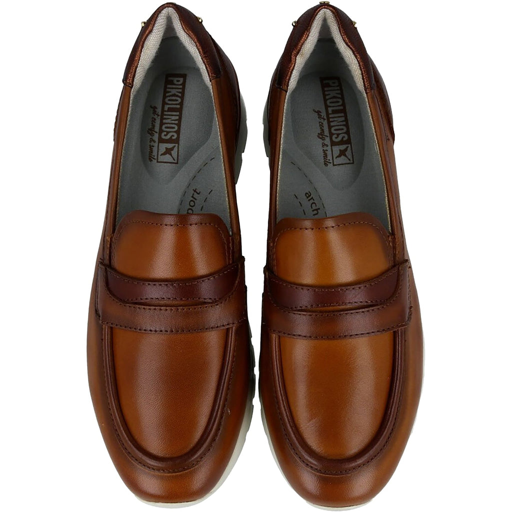 Pikolinos Asturias W9C-3882C1 Women's Slip Ons Brandy Leather