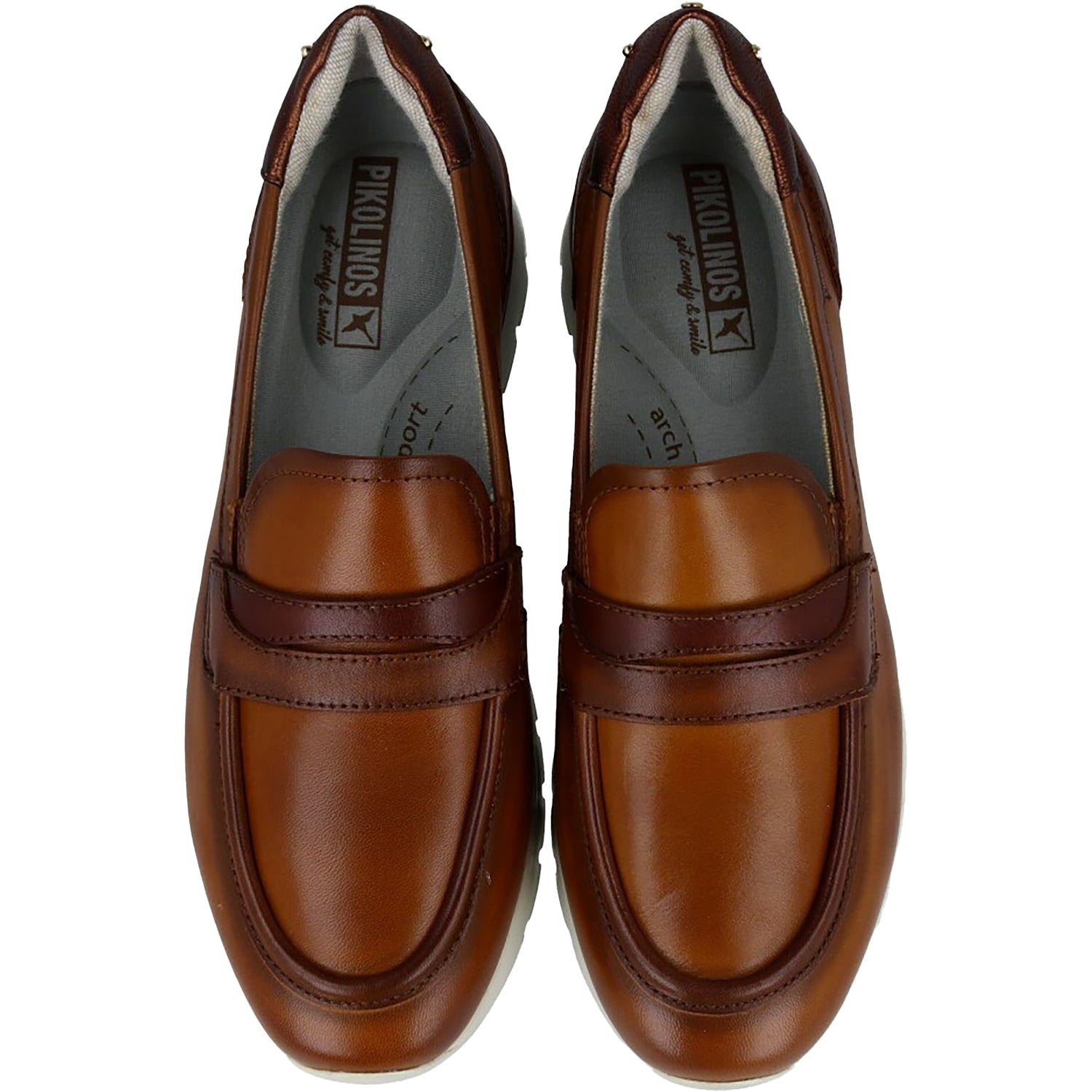 Pikolinos Asturias W9C-3882C1 Women's Slip Ons Brandy Leather